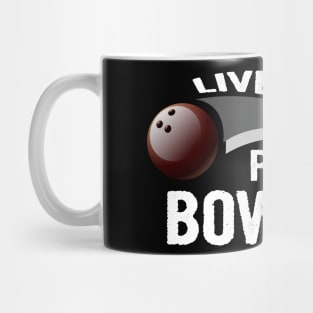 Live laugh play bowling sport Mug